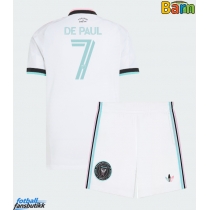 Inter Miami Rodrigo De Paul #7 Tredjedraktsett Barn 2026-27 Kortermet (+ Korte bukser)